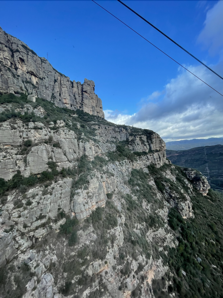 View from Montserrat cable car.