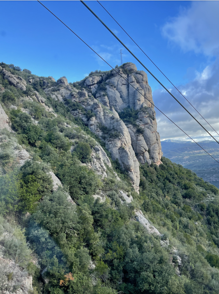 View from Montserrat cable car.